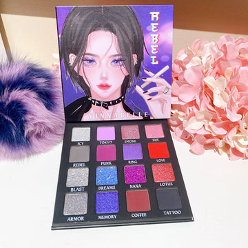 REBEL Eyeshadow Palette - NANA Inspired EYE Makeup Look